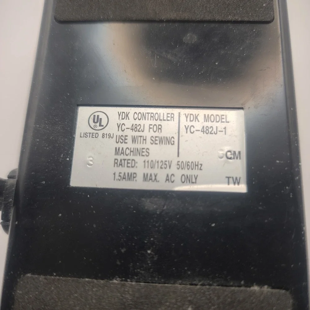 YDK Controller YC-482J-1 Kenmore Sewing‎ Machine Motor Speed Foot Pedal 3 Pronge